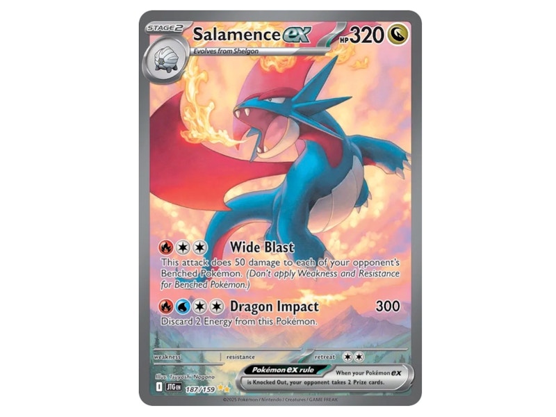 Salamence ex 2025 Pokémon Scarlet & Violet Journey Together