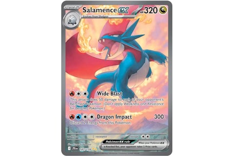 Salamence ex 2025 Pokmon Scarlet & Violet Journey Together Special Illustration Rare 187/159 Ungraded - 2025 - US Salamence ex 2025 Pokmon Scarlet & Violet Journey Together Special Illustration Rare 187/159 Ungraded - 2025 - US