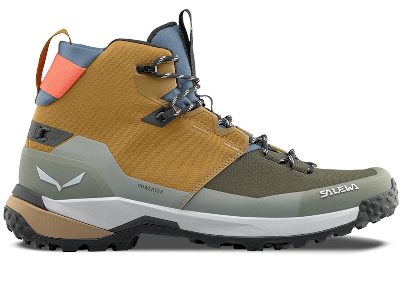 Salewa Puez 2 Mid Powertex Golden Brown Shadow Men's - 00-0000061471 - US