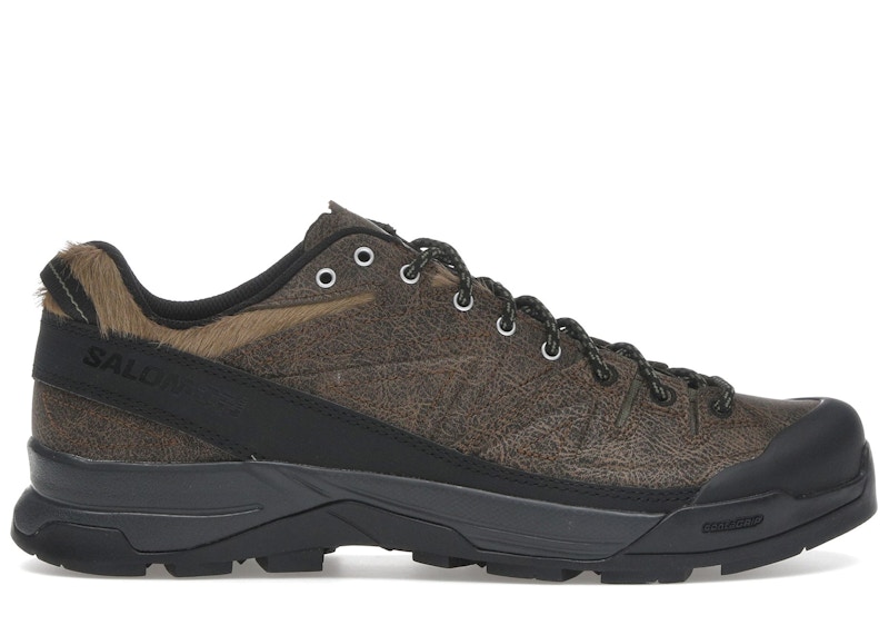Salomon X-ALP Low Distressed Leather Dark Earth Black