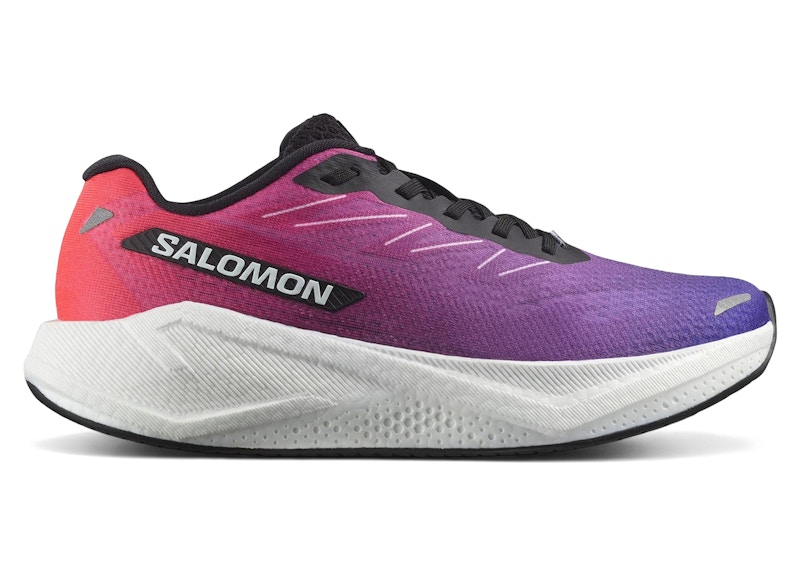 Pre-owned Salomon Aero Blaze 3 (women's) Sneakers In Neon Flame/liberty/white