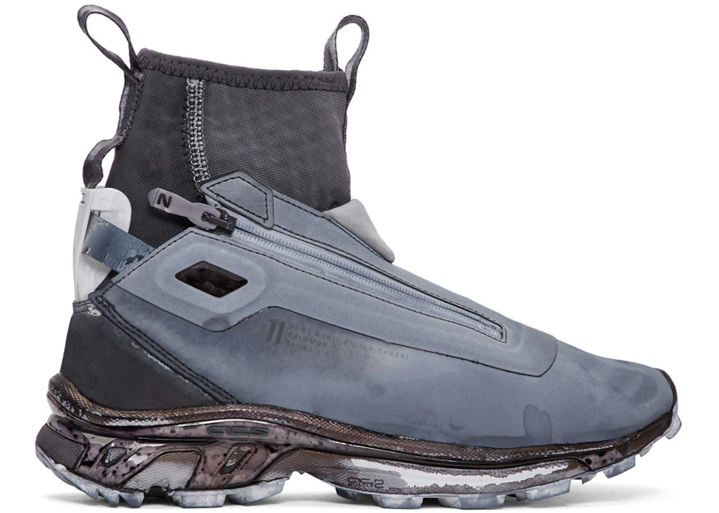 Salomon Bamba 3 11 By Boris Bidjan Saberi Grey Men s