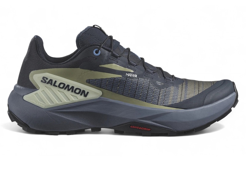 Pre-owned Salomon Genesis (women's) Sneakers In Carbon/grisaille/aloe Wash
