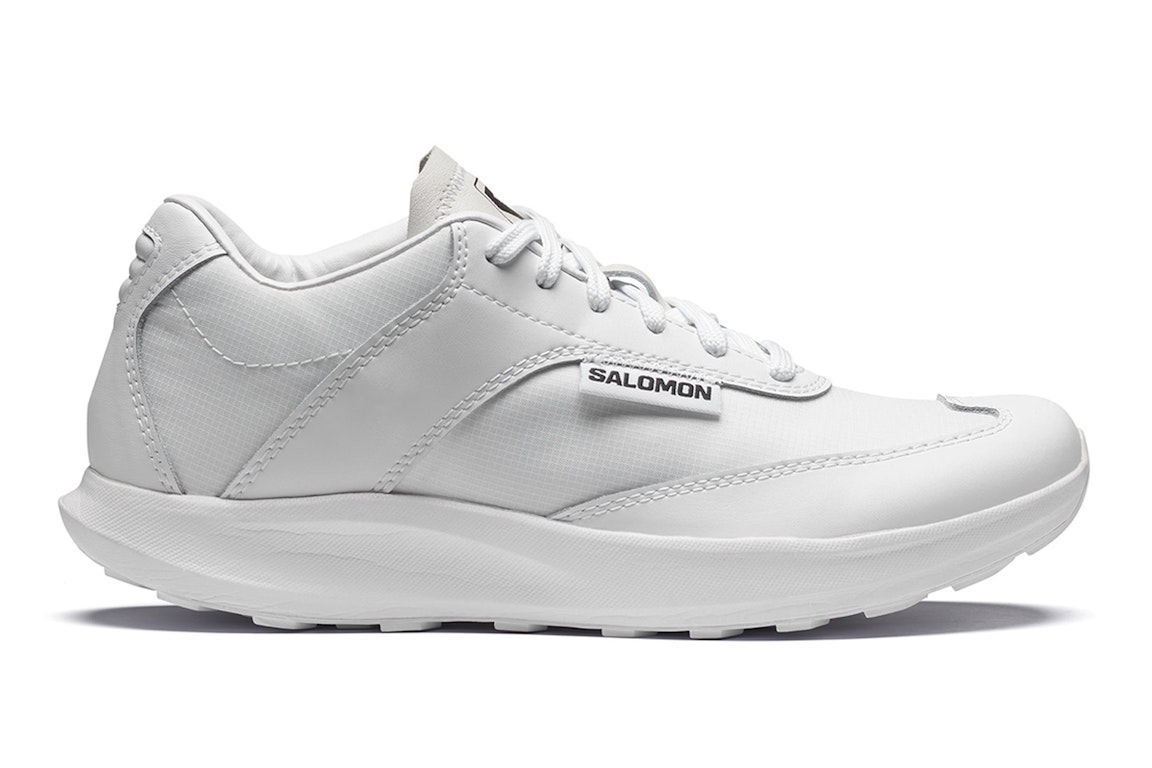 Pre-owned Salomon Sr90 Comme Des Garcons Homme Plus White In White/white/white