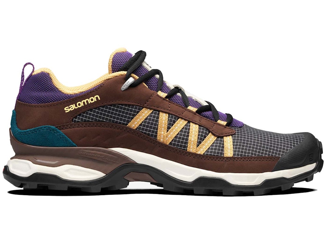 Pre-owned Salomon Shelter Low Chocolate Brown Purple In Vanilla Ice/chocolate Fondant/fall Leaf