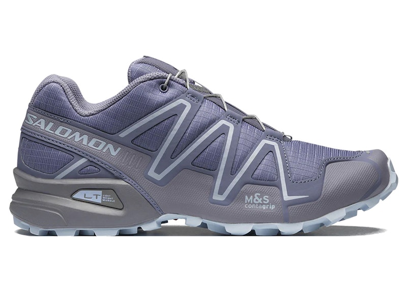 ◆Salomon◆ Speedcross 3 Blue Granite Quicksilver Header L47 Salomon Speedcross 3 Blue Granite Men's - L47587600 - US