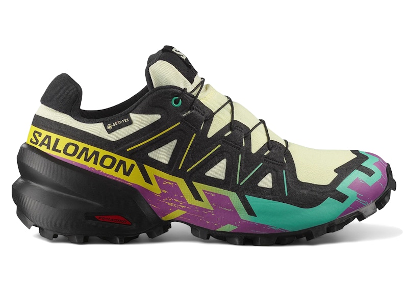 SALOMON - mei  Salomon Speedcross 6 Gore-Tex Transparent Yellow Waterfall