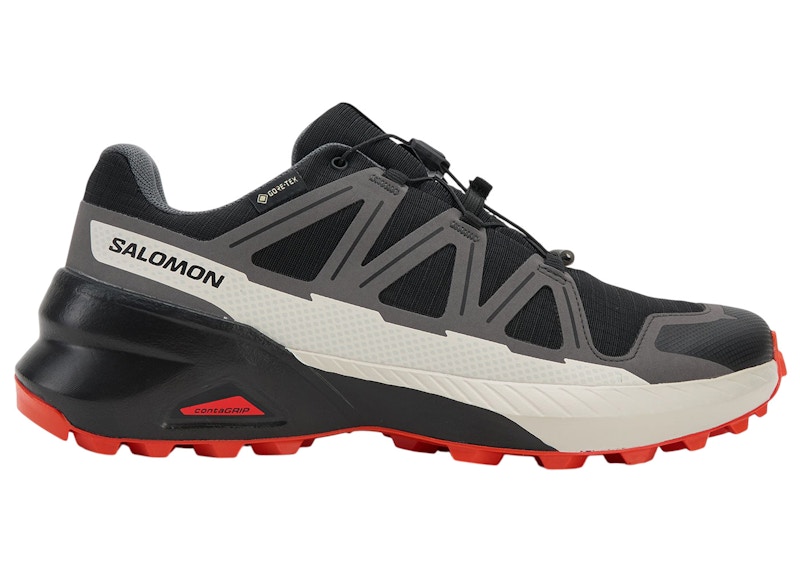 Salomon Speedcross Peak Gore-Tex Black Castlerock Cherry Tomato