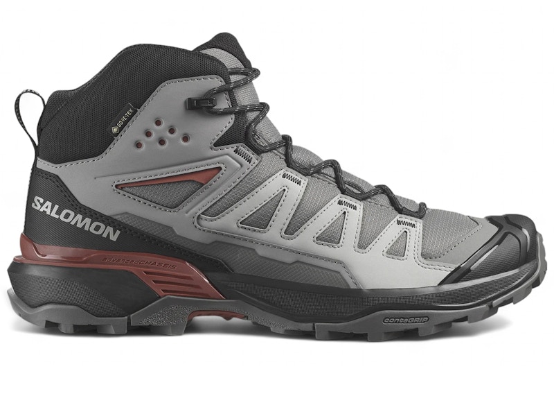 Salomon X Ultra 360 Mid Gore-Tex Pewter Black Burnt Henna Men's