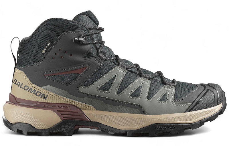 Salomon X Ultra 360 Mid Gore-Tex Phantom Desert Tan Rum Raison