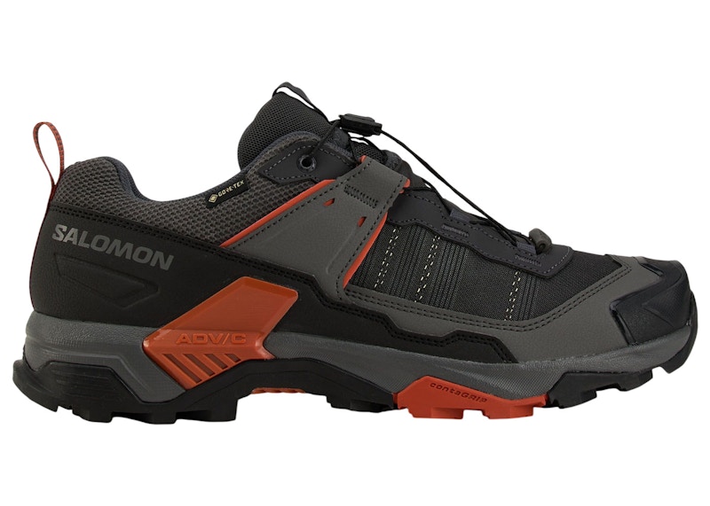 ゴースモン 希少 Salomon X Ultra 5 Gore-Tex Asphalt Castlerock Burnt Ochre メンズ