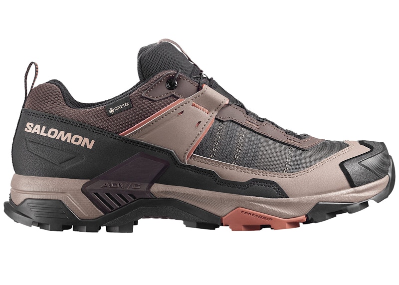 Men's Salomon X Ultra 5 GoreTex Sneakers in Black Coffee/Walnut/Arabian Spice