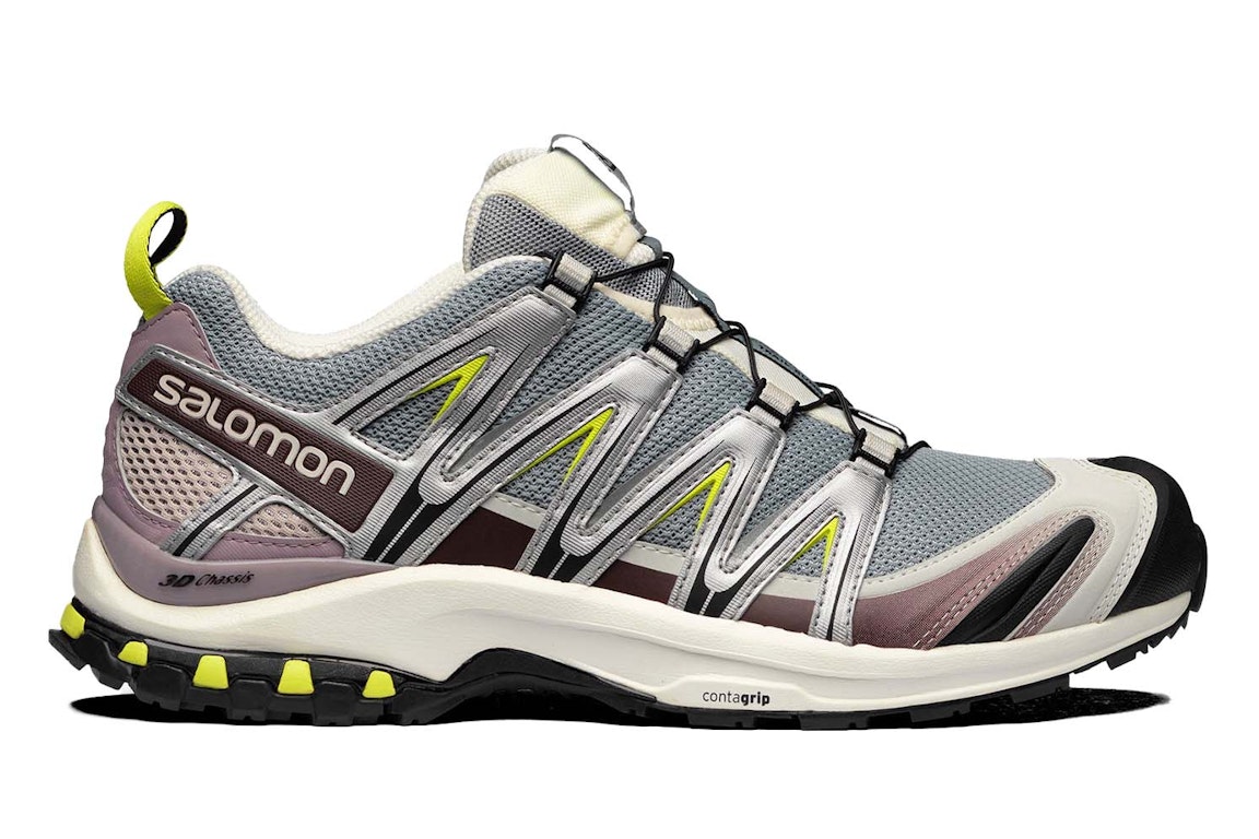 Pre-owned Salomon Xa Pro 3d Quarry Lime Punch In Quarry/vanilla Ice/lime Punch
