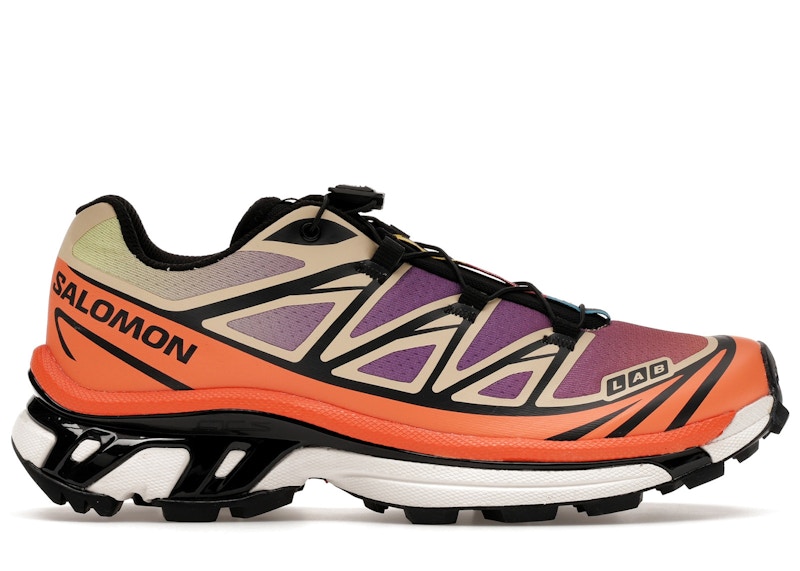 Salomon XT-6 Black Almond Dragon Fire