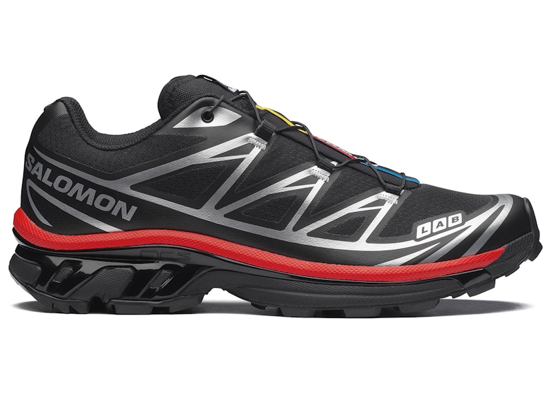 Salomon XT-6 Black Fiery Red Silver