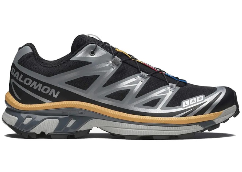Salomon XT-6 Black Footwear Silver Warm Apricot メンズ