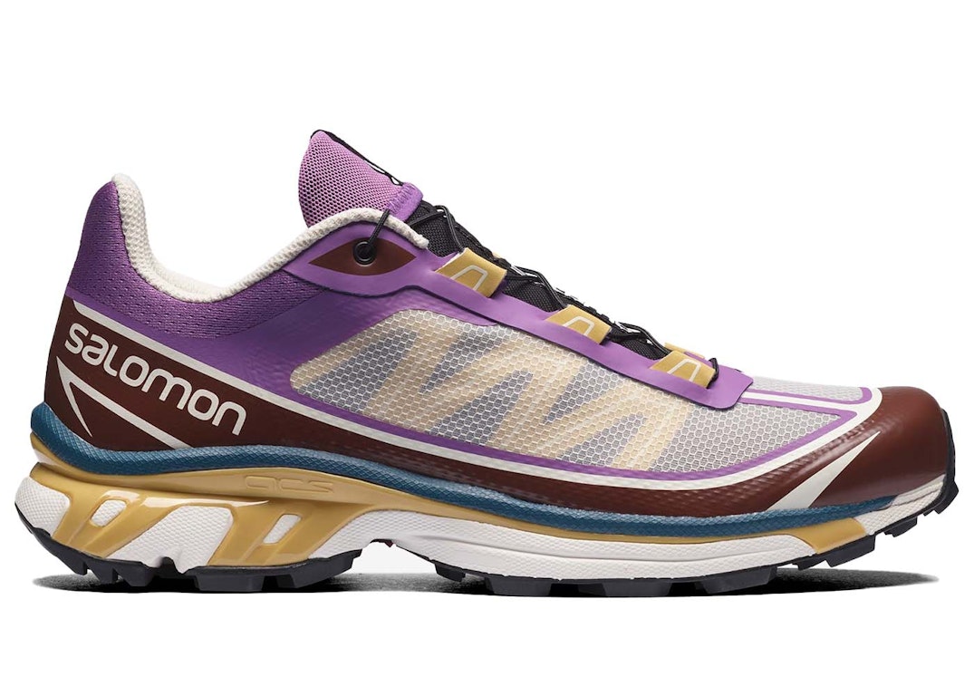 Pre-owned Salomon Xt-6 Ft Royal Lilac Chocolate Fondant In Royal Lilac/chocolate Fondant/fall Leaf