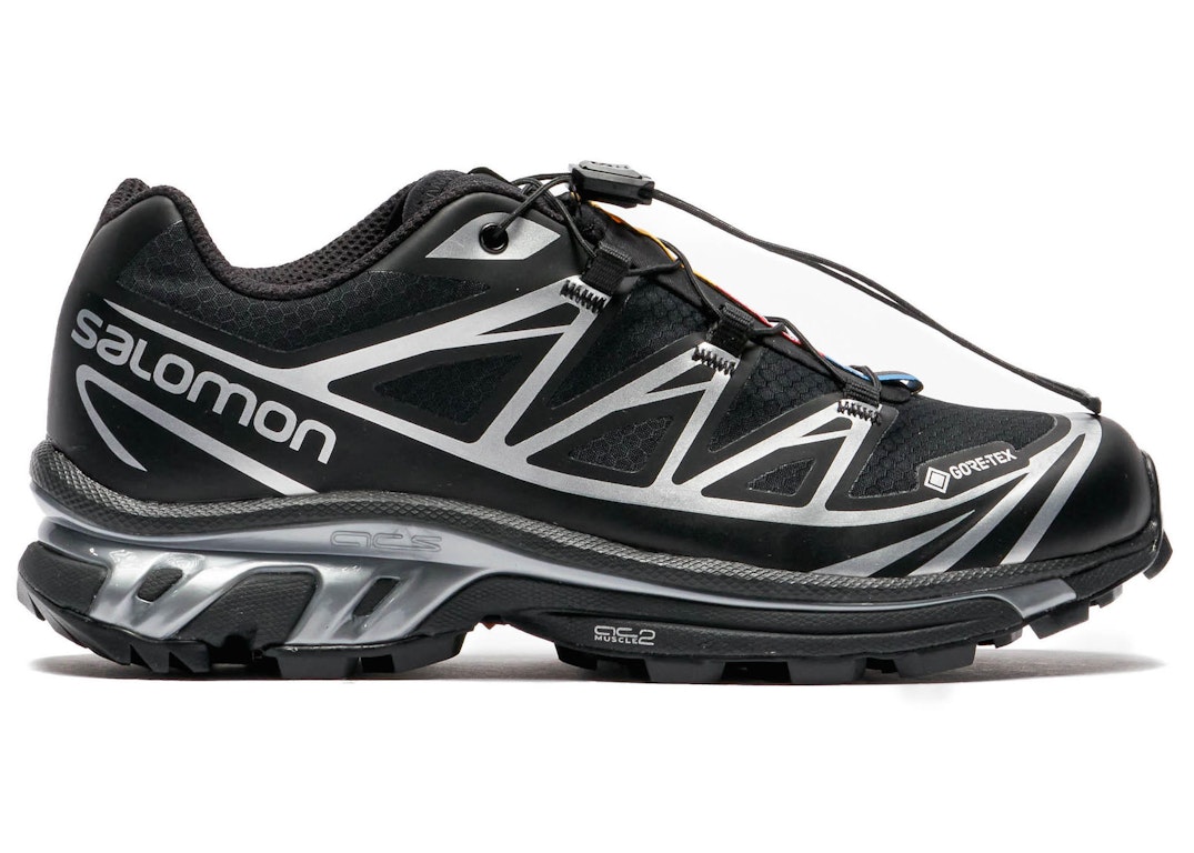 Pre-owned Salomon Xt-6 Gore-tex Black Silver In Black/black/footwear Silver