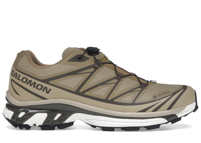 Men's Salomon XT6 GoreTex Sneakers in Kelp/Wren/Safari