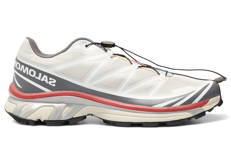 Salomon XT-6 White Grey Red