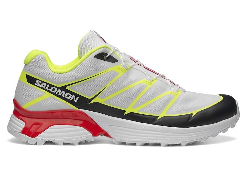 Salomon XT-Pathway 2 White Safety Yellow Fiery Red Men's