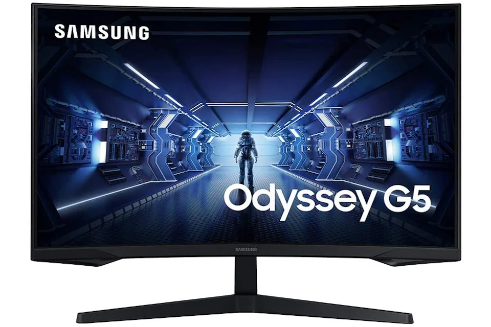 Samsung Odyssey G5 Series 32" 2560 x 1440 Gaming Monitor LC32G55TQWNXZA Black