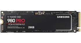 Samsung 980 PRO 250GB PCIe NVMe SSD M.2 (MZ-V8P250B/AM)