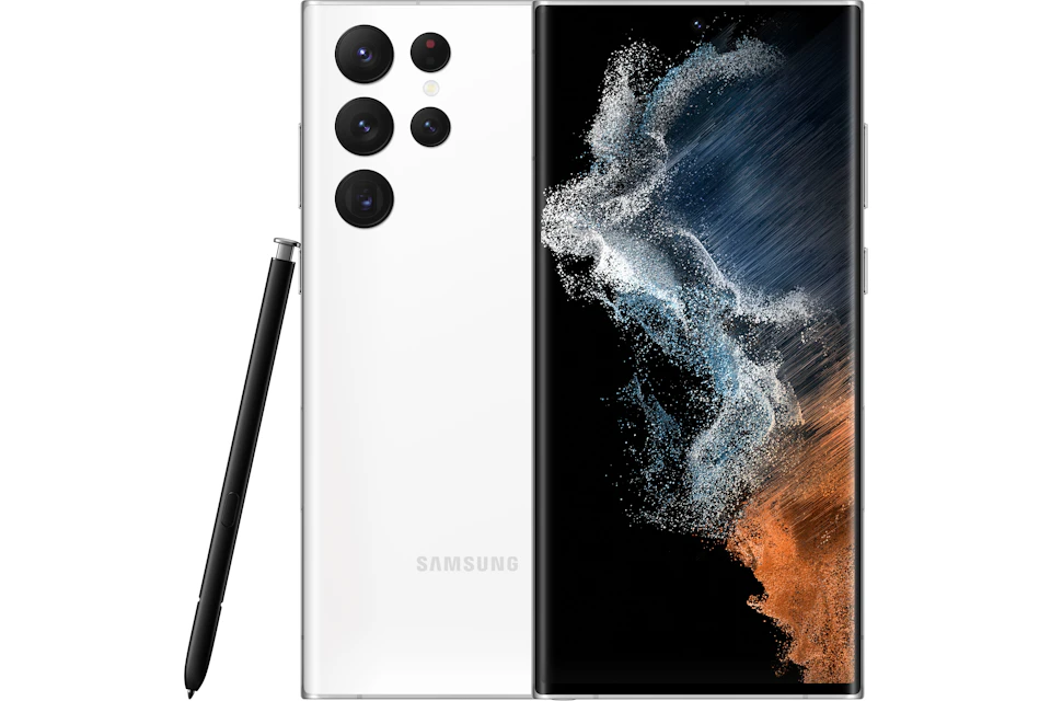 Samsung Galaxy S22 Ultra 5G (Unlocked) Phantom White