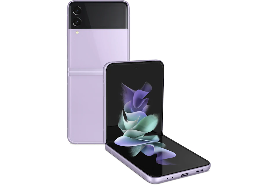 Samsung Galaxy Z Flip3 5G 128GB (Unlocked) SM-F711ULVAXAA Lavender