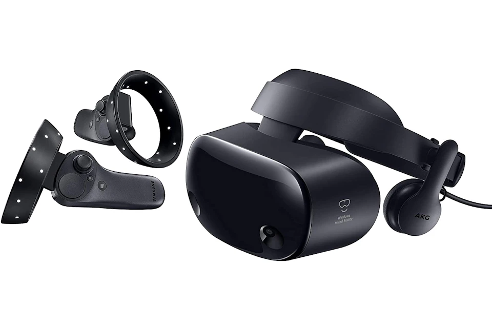 Samsung HMD Odyssey+ VR Headset with 2 Wireless Controllers XE800ZBA-HC1US Black
