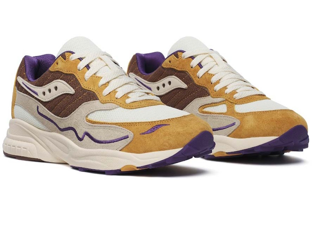 Pre-owned Saucony 3d Grid Hurricane Claima Claim A Seat Nola In Purple/tan