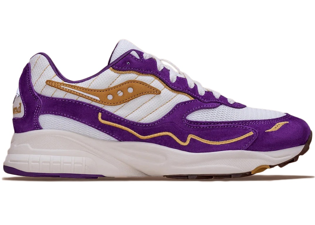 Pre-owned Saucony 3d Grid Hurricane Claima Claim A Seat In Purple/cream