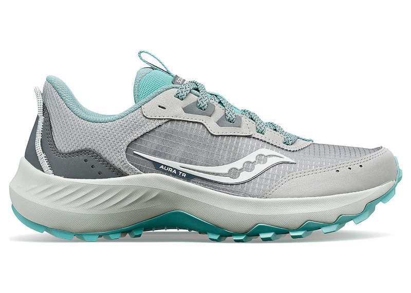 Pre-owned Saucony Aura Tr (women's) Sneakers In Concrete/shadow