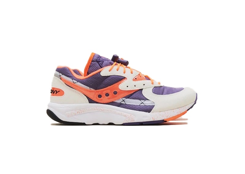 サッカニー SAUCONY 白色 ホワイト 紫 パープル スニーカー 【 PURPLE