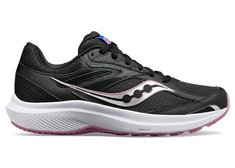 Pre-owned Saucony Cohesion 17 (women's) Sneakers In Black/orchid