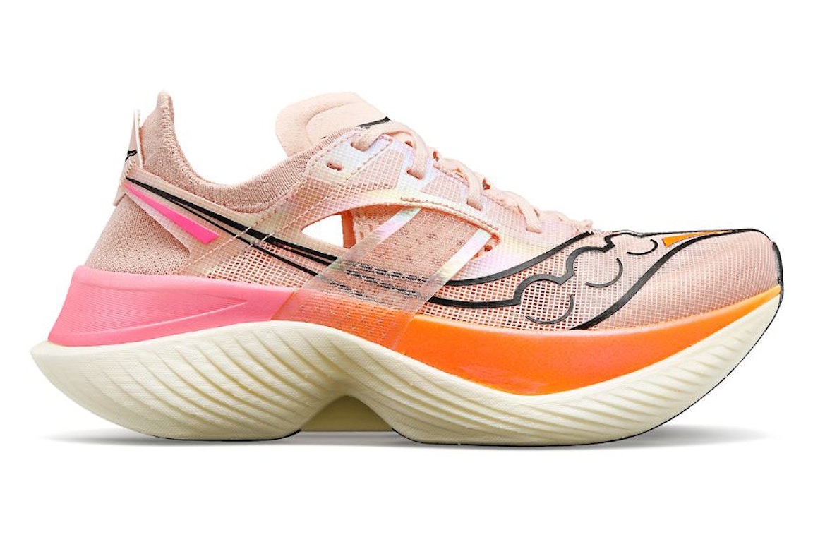 Click to view more detailed imagery on our partner's website Pre-owned Saucony Endorphin Elite Light Pink