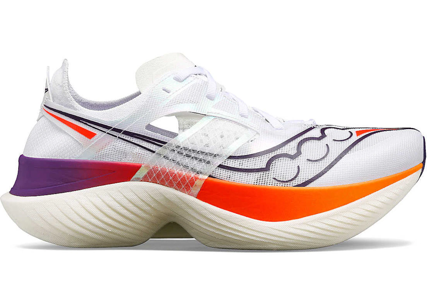 Saucony Endorphin Elite Blanco Vizired Hombre S20768-126 US