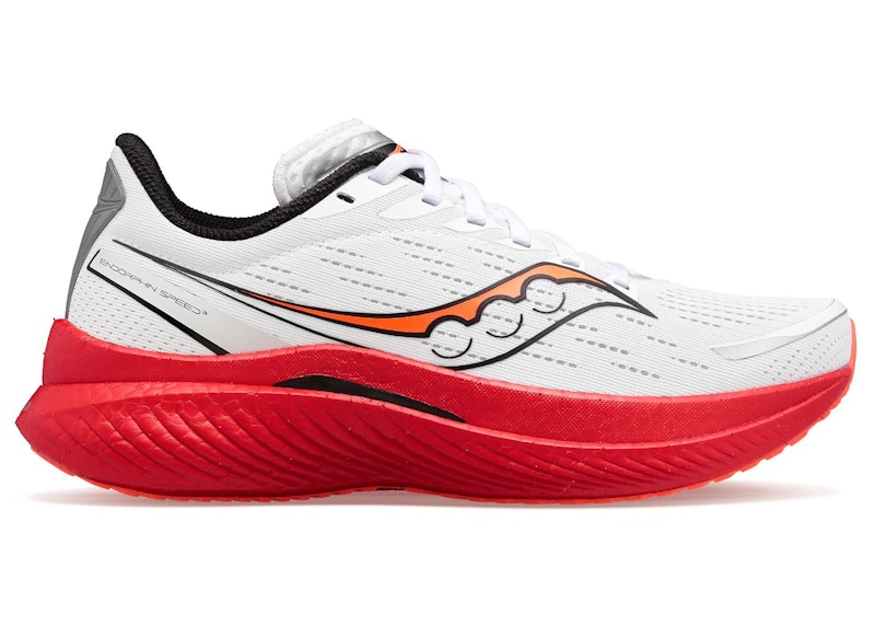 Saucony Endorphin Speed 3 White Black Red (Women's) - S10756-85 - US