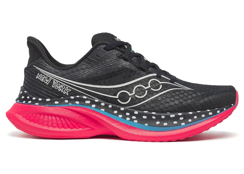 Pre-owned Saucony Men's Endorphin Speed 5 Keith Haring Nyc Marathon Sneakers In Black/red In Multi