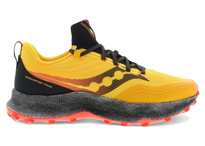 Endorphin Trail Saucony Womens Running Shoes Yellow Pokemon