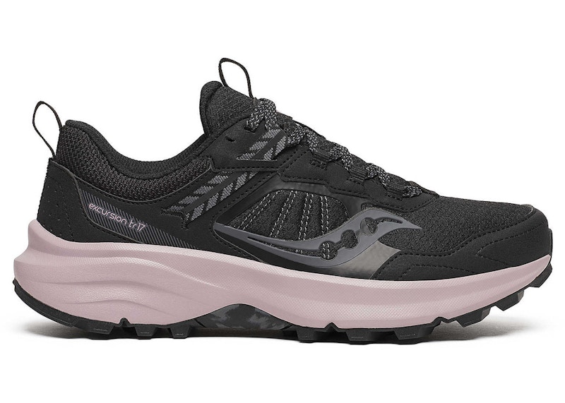 Pre-owned Saucony Excursion Tr17 (women's) Sneakers In Black/woodrose