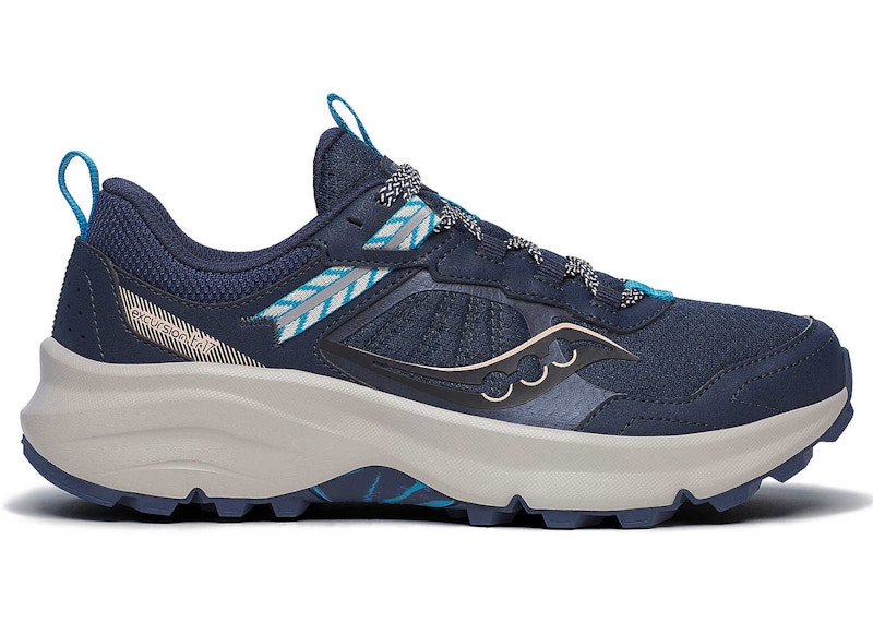 Pre-owned Saucony Excursion Tr17 (women's) Sneakers In Navy Blue/dove
