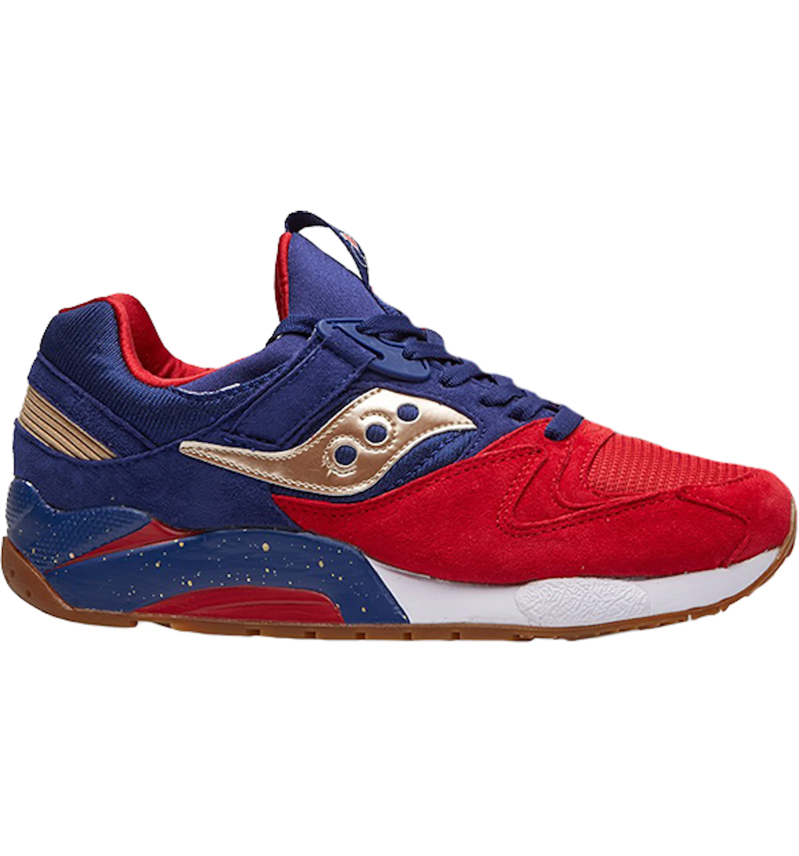 Saucony grid top 9000 maroon