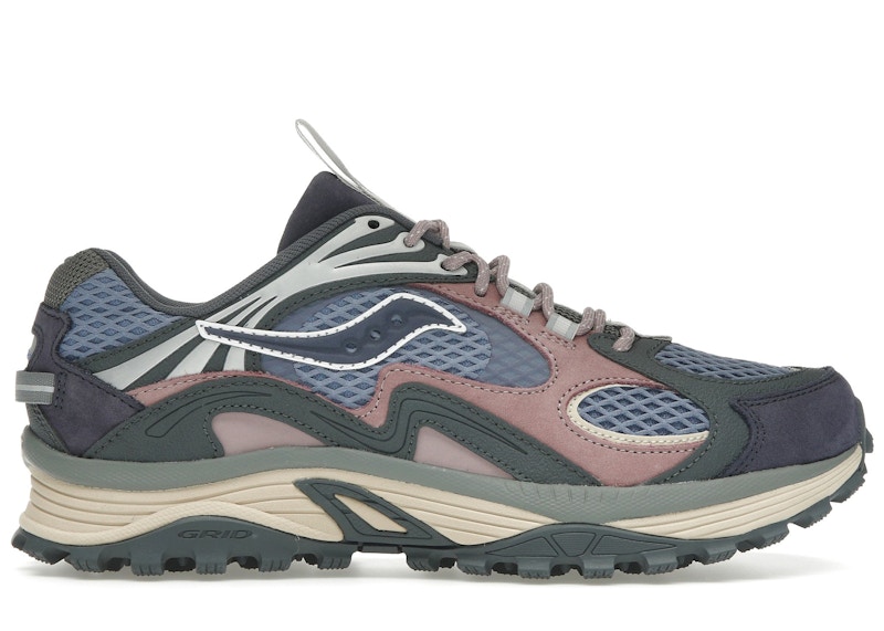 Pre-owned Saucony Men's Grid Aura X Sneakers In Blue