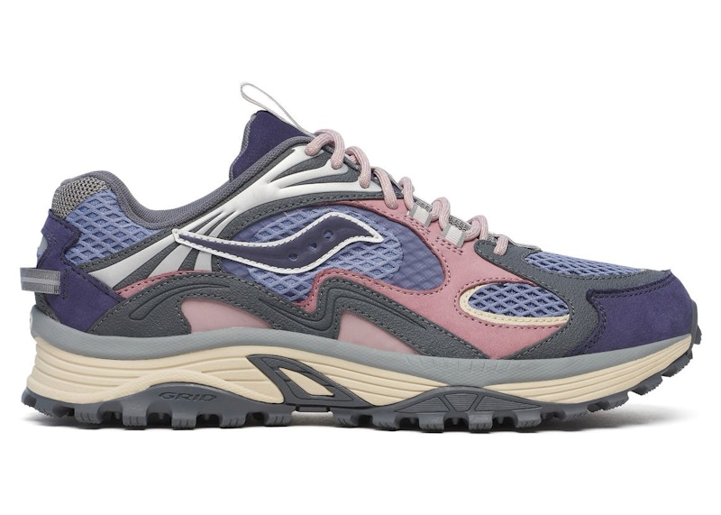 Pre-owned Saucony Men's Grid Aura X Sneakers In Blue