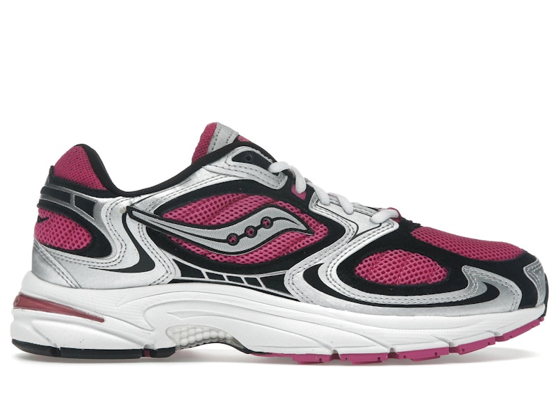 Pre-owned Saucony Men's Grid Jazz 9 Sneakers In Pink/silver