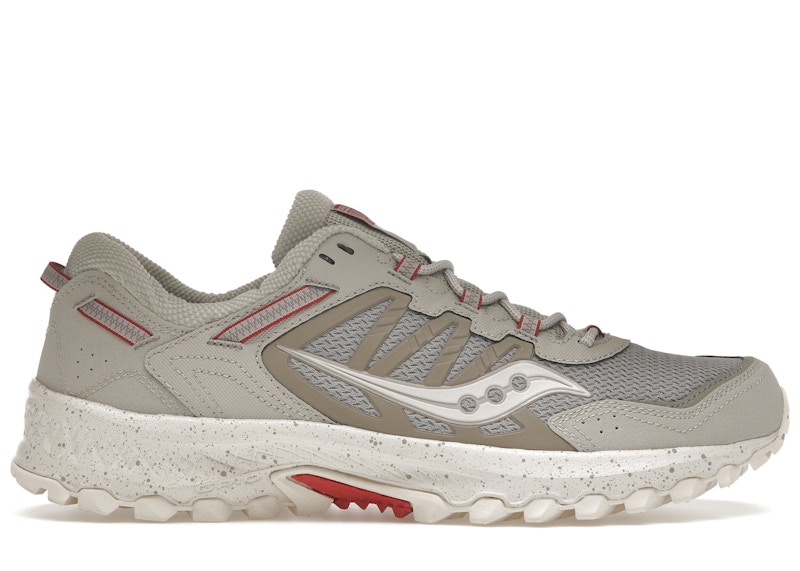 Pre-owned Saucony Men's Grid Peak Sneakers In Grey/red