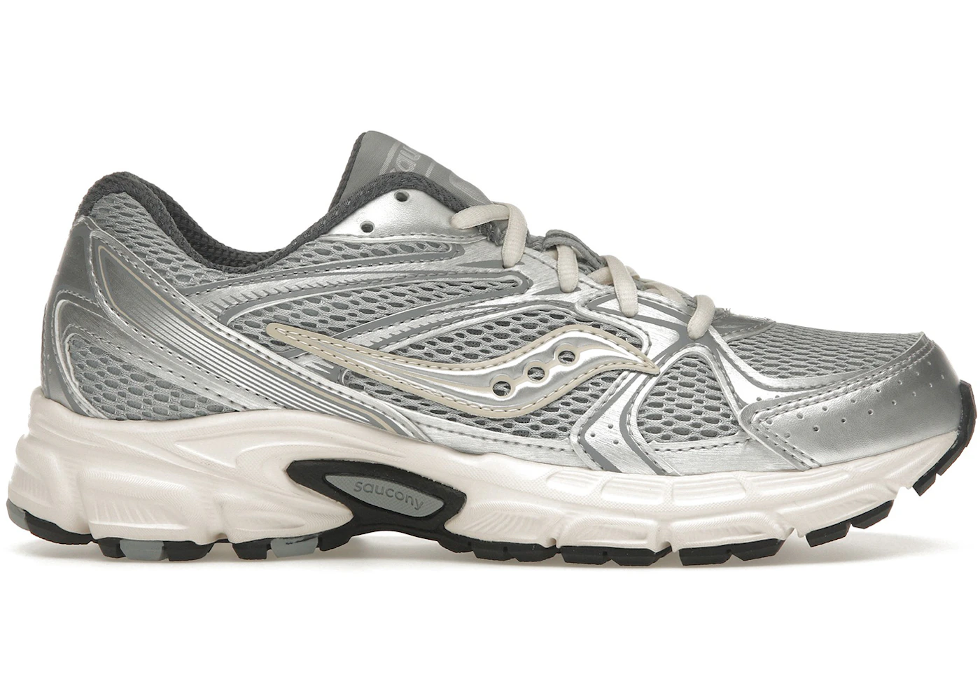 Saucony Ride Millennium W Sneakers Textiel Dames Zilver Saucony Ride Millennium W Sneakers Textiel Dames Zilver