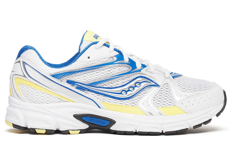 Saucony Ride Millennium White|Blue|Yellow, Size 5.5M  - S70812-15