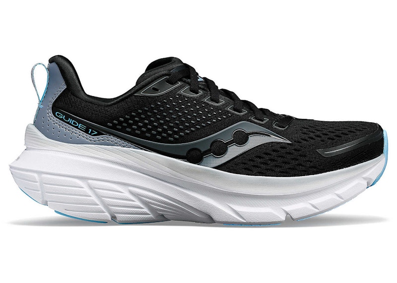 Pre-owned Saucony Guide 17 (women's) Sneakers In Black/fog